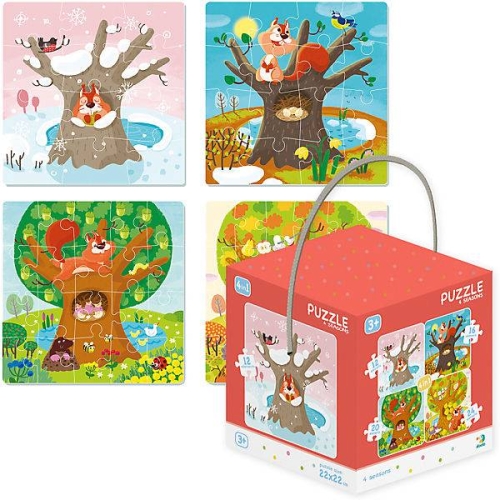 Puzzle 4w1 Pory roku 300125